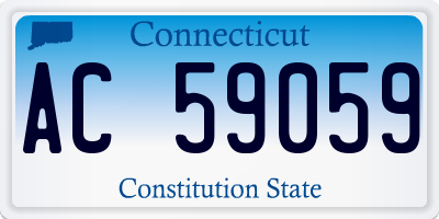 CT license plate AC59059