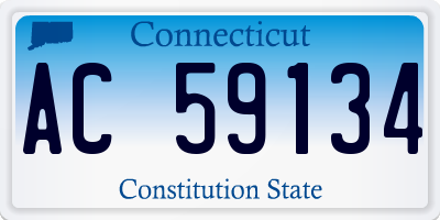 CT license plate AC59134
