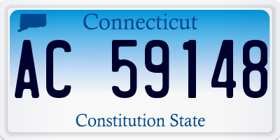 CT license plate AC59148