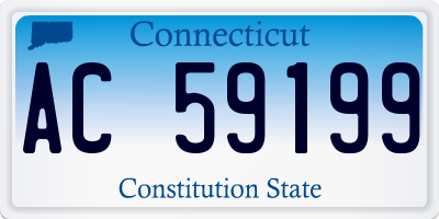 CT license plate AC59199