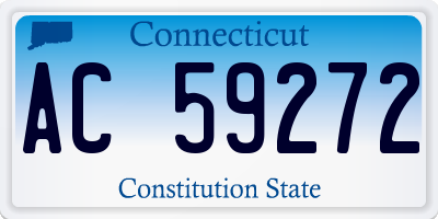 CT license plate AC59272