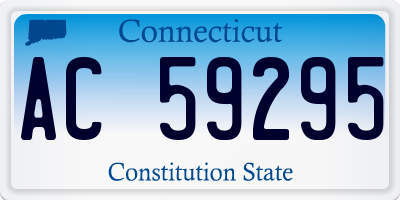 CT license plate AC59295