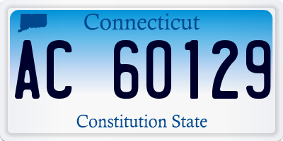 CT license plate AC60129