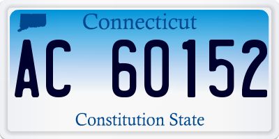 CT license plate AC60152