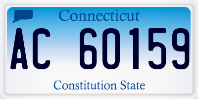 CT license plate AC60159