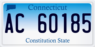 CT license plate AC60185