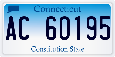 CT license plate AC60195