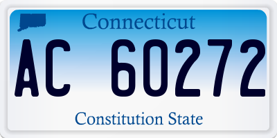 CT license plate AC60272