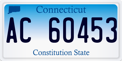 CT license plate AC60453