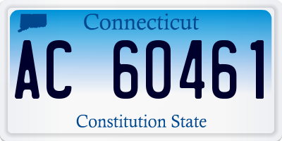 CT license plate AC60461