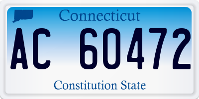 CT license plate AC60472