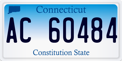 CT license plate AC60484