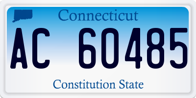 CT license plate AC60485