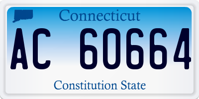 CT license plate AC60664