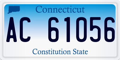 CT license plate AC61056