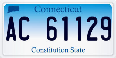 CT license plate AC61129