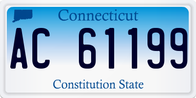 CT license plate AC61199