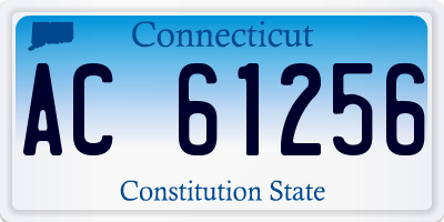 CT license plate AC61256