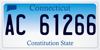 CT license plate AC61266