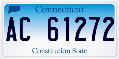 CT license plate AC61272