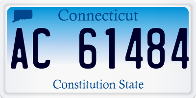 CT license plate AC61484