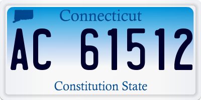 CT license plate AC61512