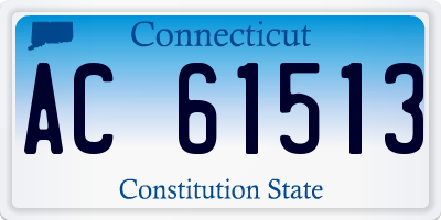 CT license plate AC61513