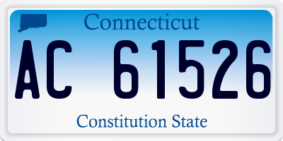 CT license plate AC61526