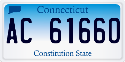 CT license plate AC61660