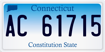 CT license plate AC61715