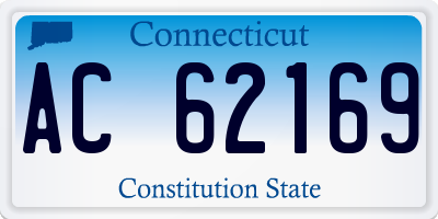 CT license plate AC62169