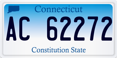 CT license plate AC62272