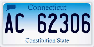 CT license plate AC62306