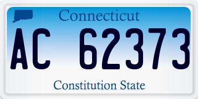 CT license plate AC62373