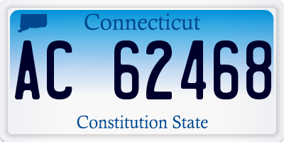 CT license plate AC62468