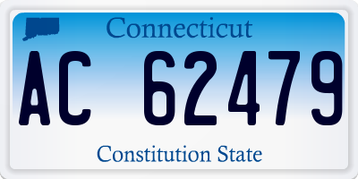 CT license plate AC62479