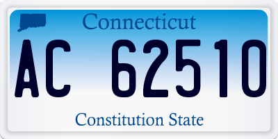 CT license plate AC62510
