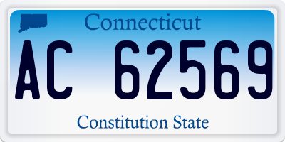 CT license plate AC62569