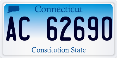 CT license plate AC62690