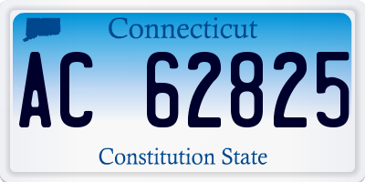 CT license plate AC62825