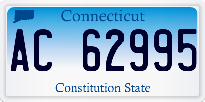 CT license plate AC62995