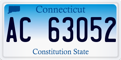CT license plate AC63052