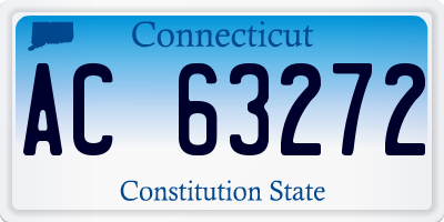 CT license plate AC63272
