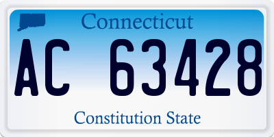 CT license plate AC63428