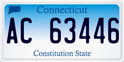 CT license plate AC63446