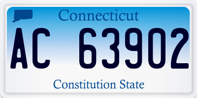 CT license plate AC63902