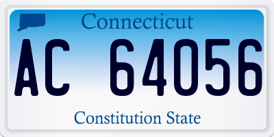 CT license plate AC64056