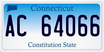 CT license plate AC64066