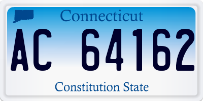CT license plate AC64162