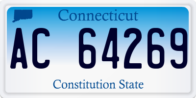 CT license plate AC64269